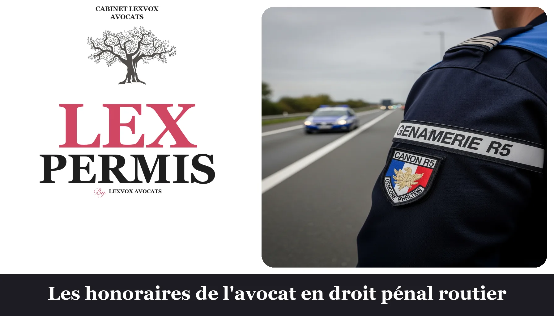 Honoraires avocat droit pénal routier