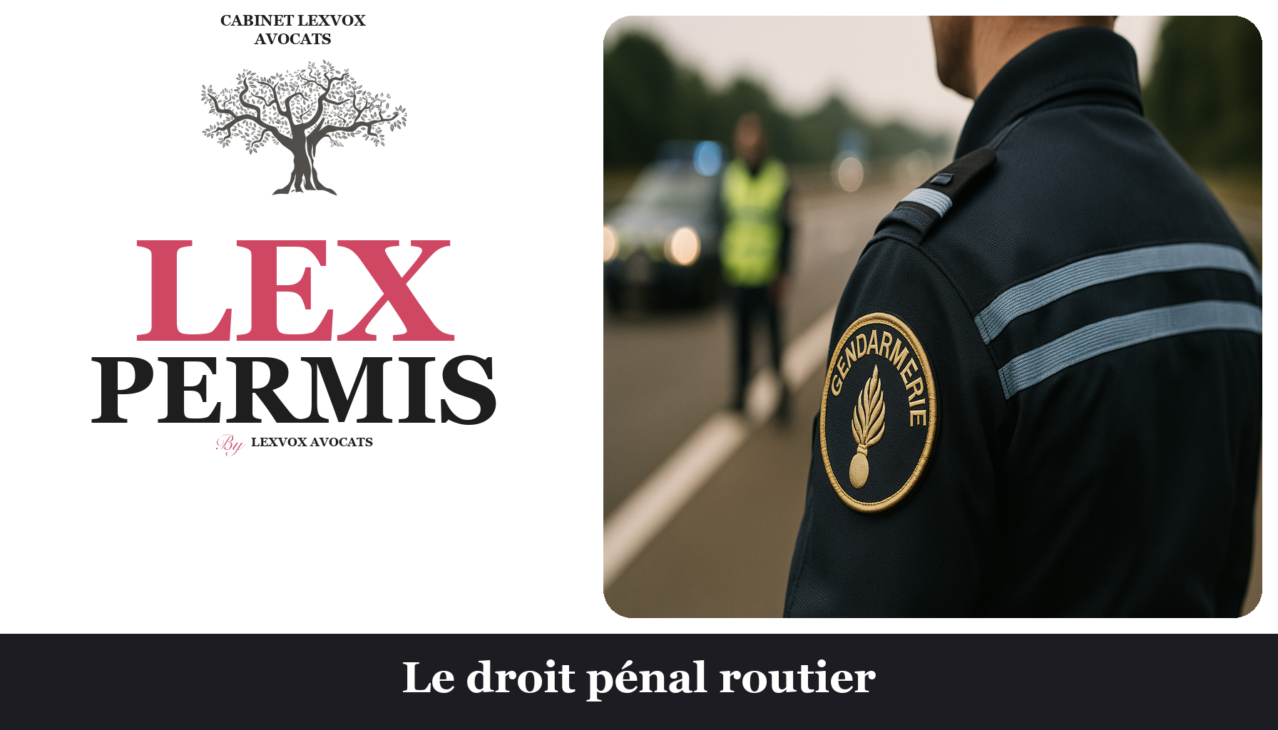 Qu'est-ce que le droit pénal routier