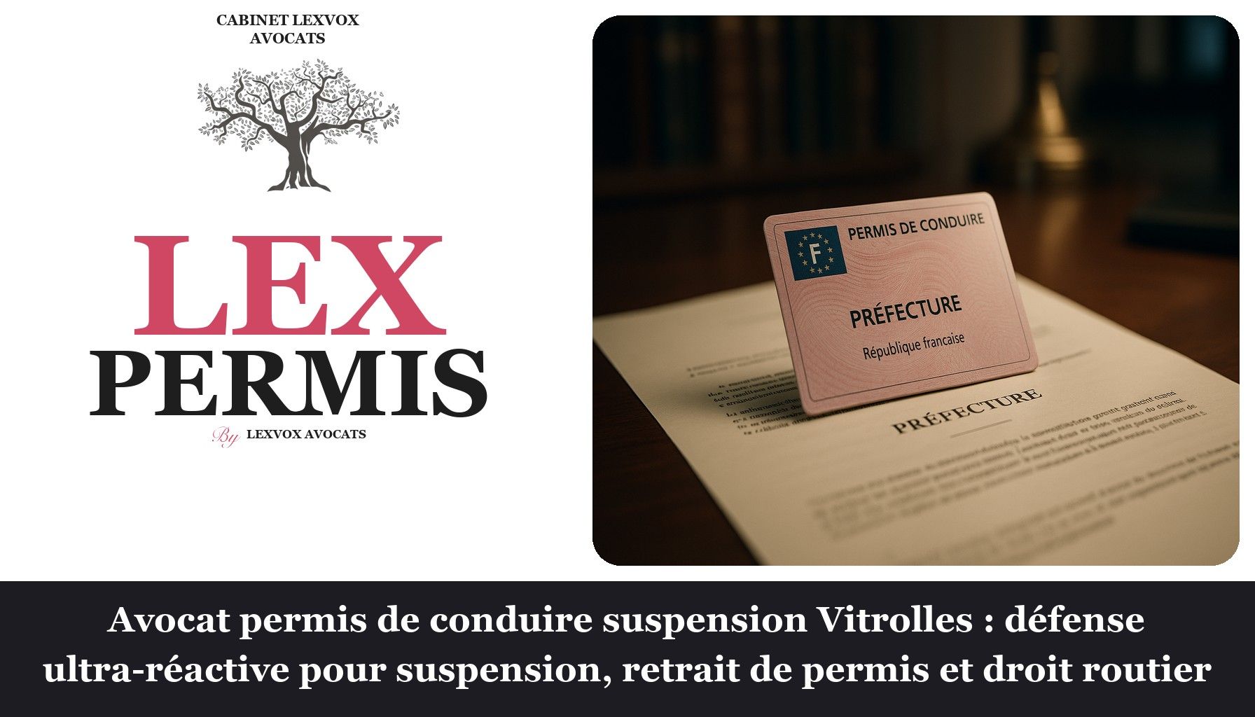 Avocat permis de conduire suspension Vitrolles : défense ultra-réactive pour suspension, retrait de permis et droit routier