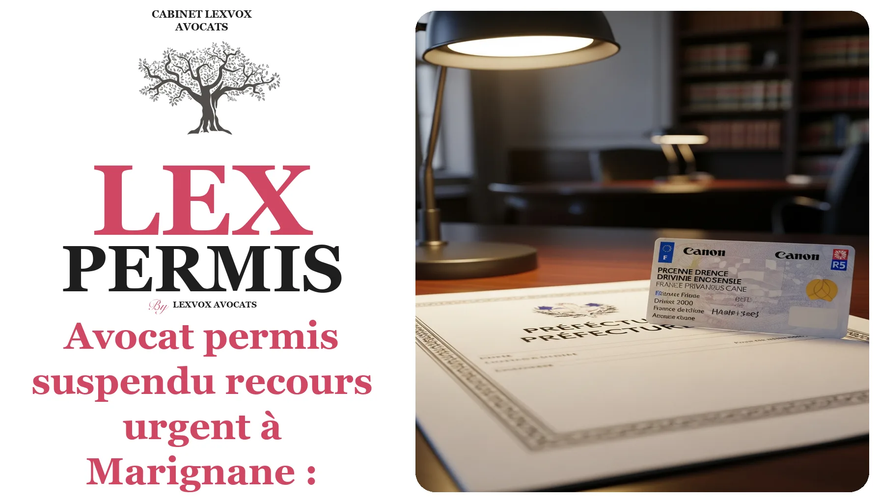 Avocat permis suspendu recours urgent à Marignane : défense immédiate pour contester une suspension administrative