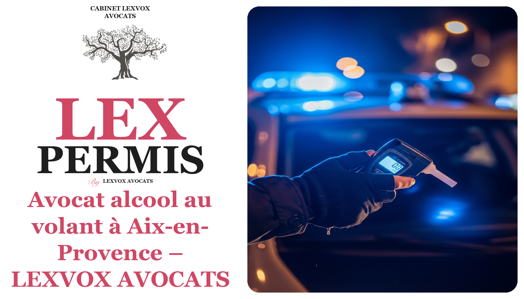 Avocat alcool au volant à Aix-en-Provence – LEXVOX AVOCATS défend vos droits