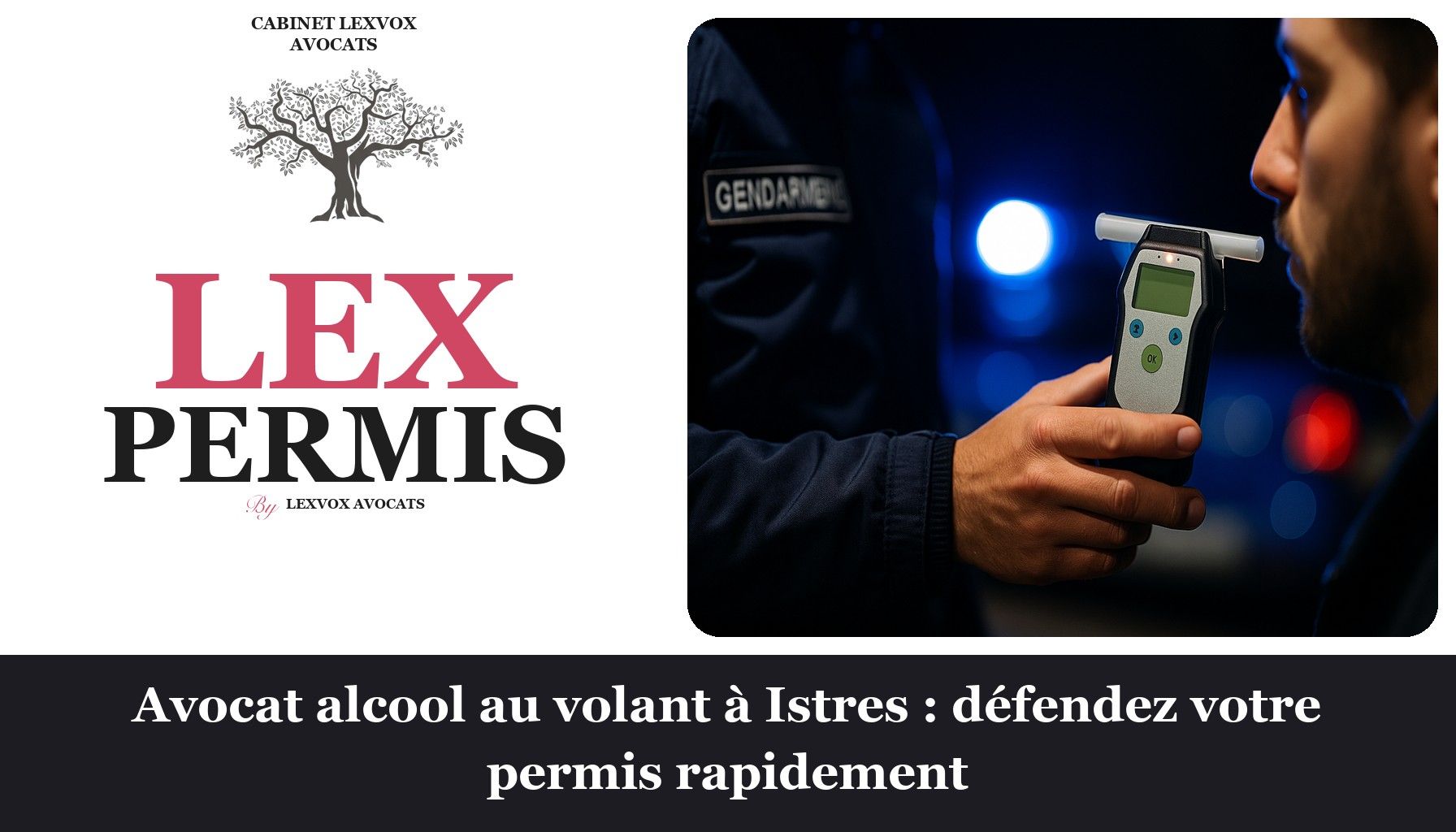 Avocat alcool au volant à Istres : défendez votre permis rapidement