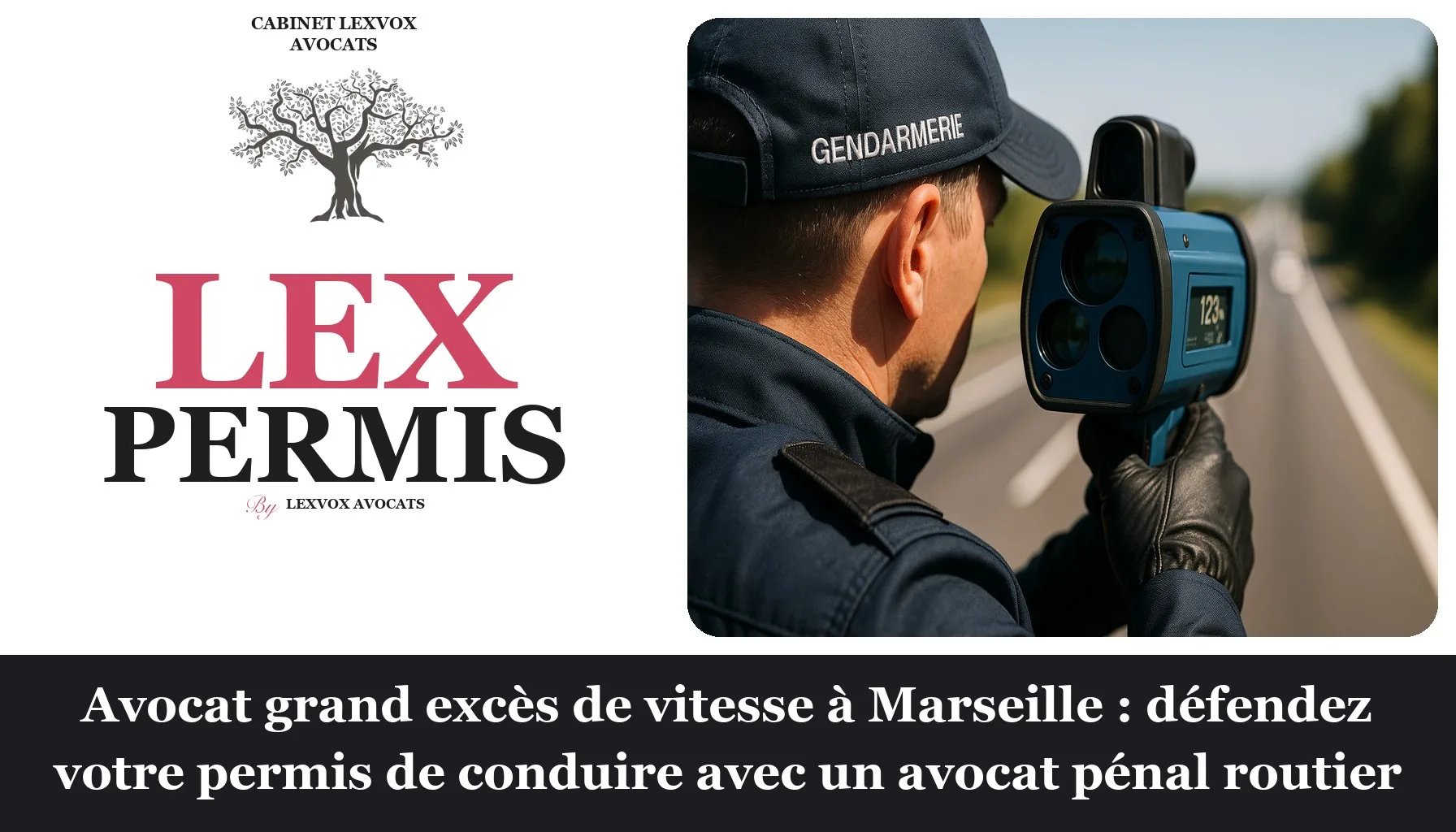 Avocat grand excès de vitesse à Marseille : défendez votre permis de conduire avec un avocat pénal routier