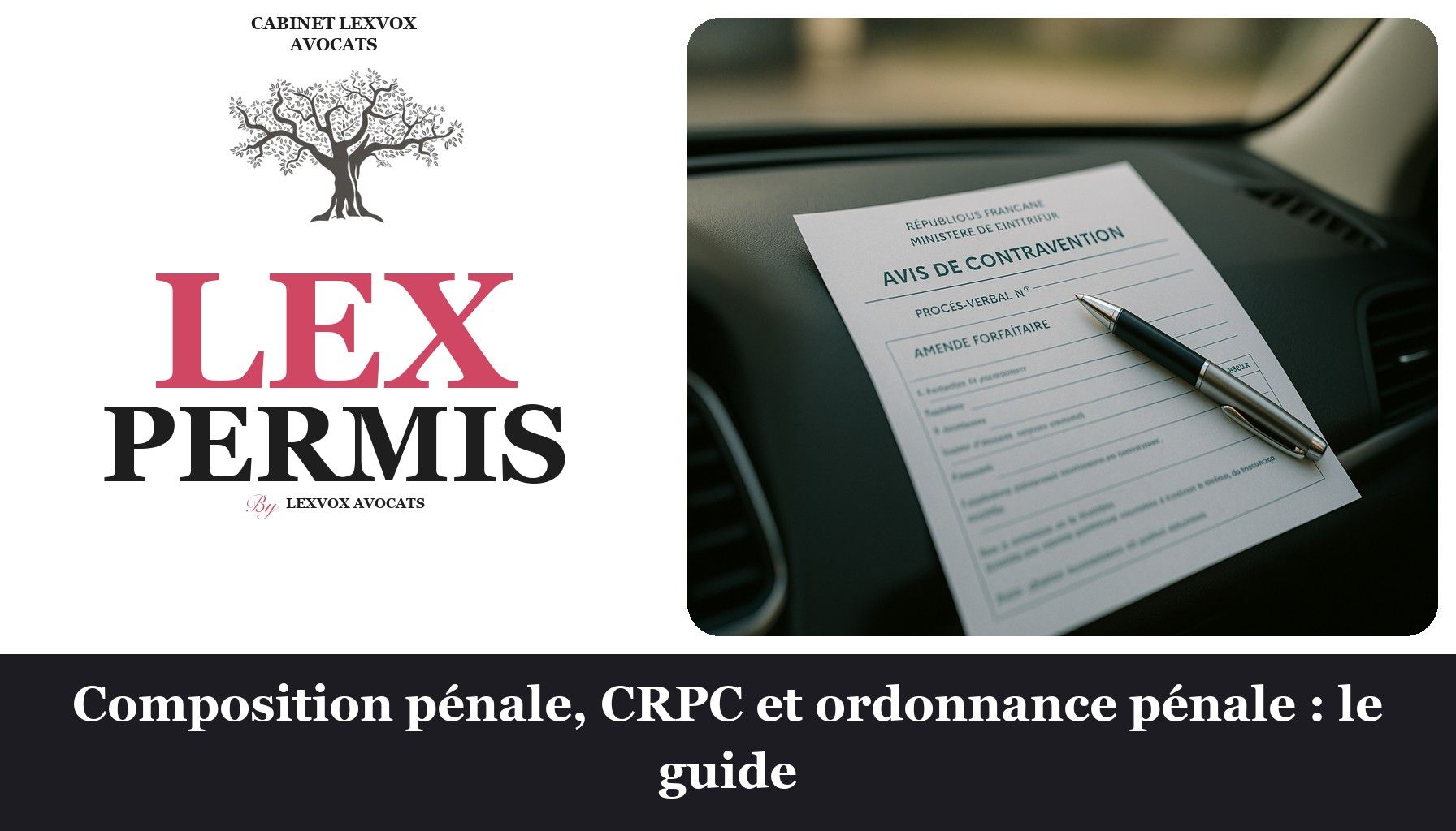 Composition pénale, CRPC et ordonnance pénale : le guide