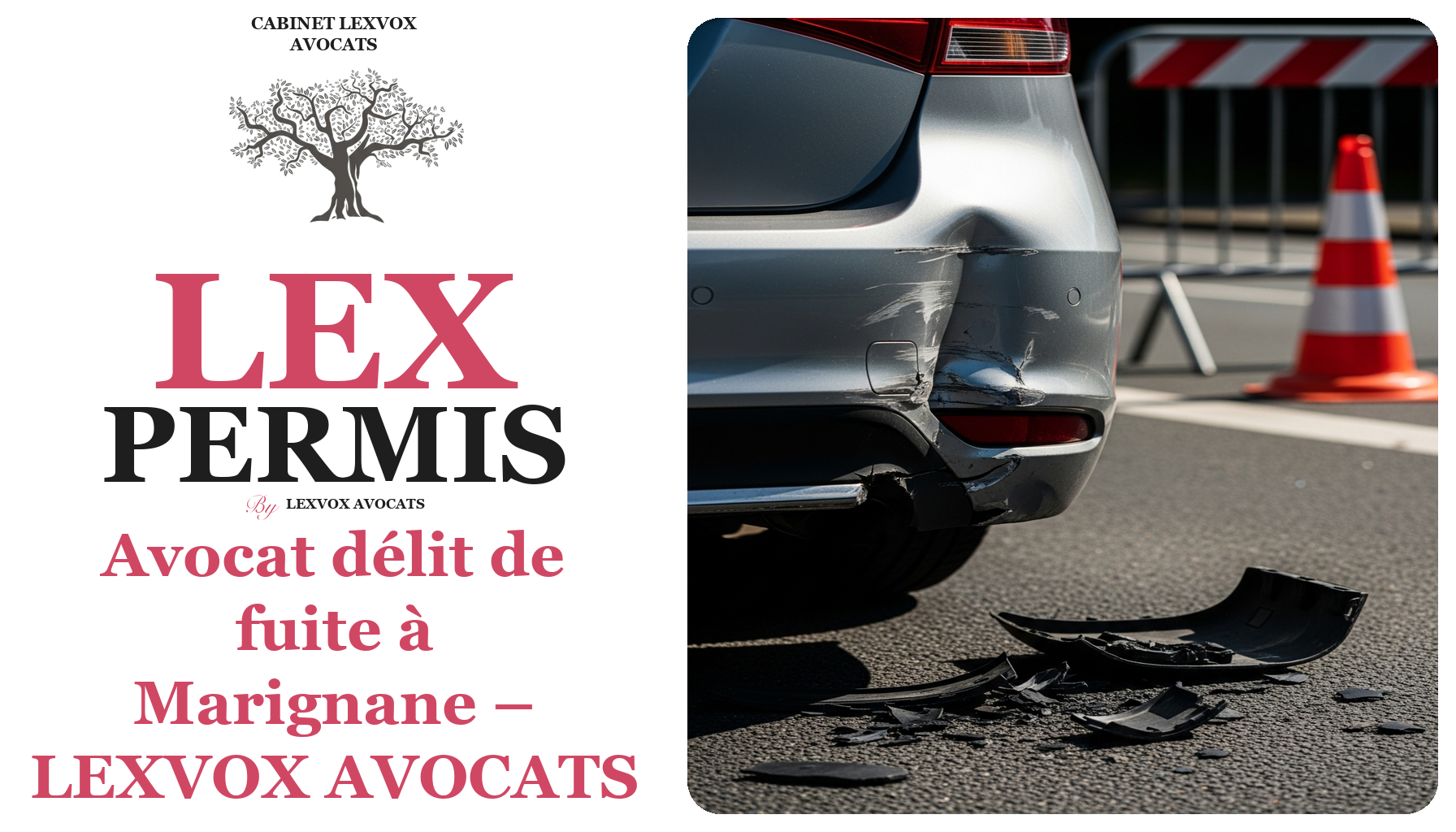 Avocat délit de fuite à Marignane – LEXVOX AVOCATS défend vos droits