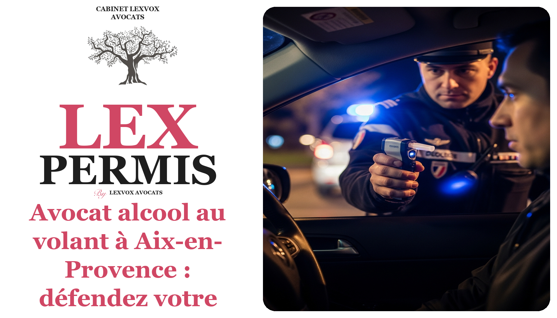Avocat alcool au volant à Aix-en-Provence : défendez votre permis avec Me Humbert