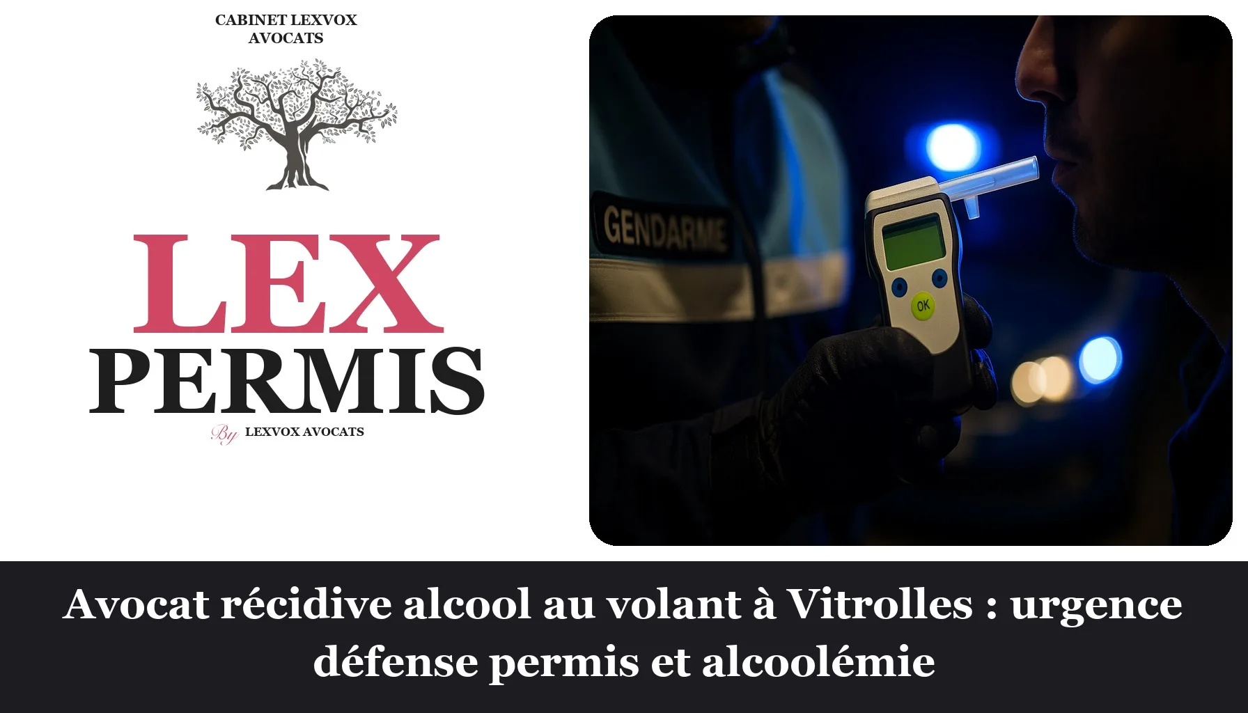 Avocat récidive alcool au volant à Vitrolles : urgence défense permis et alcoolémie