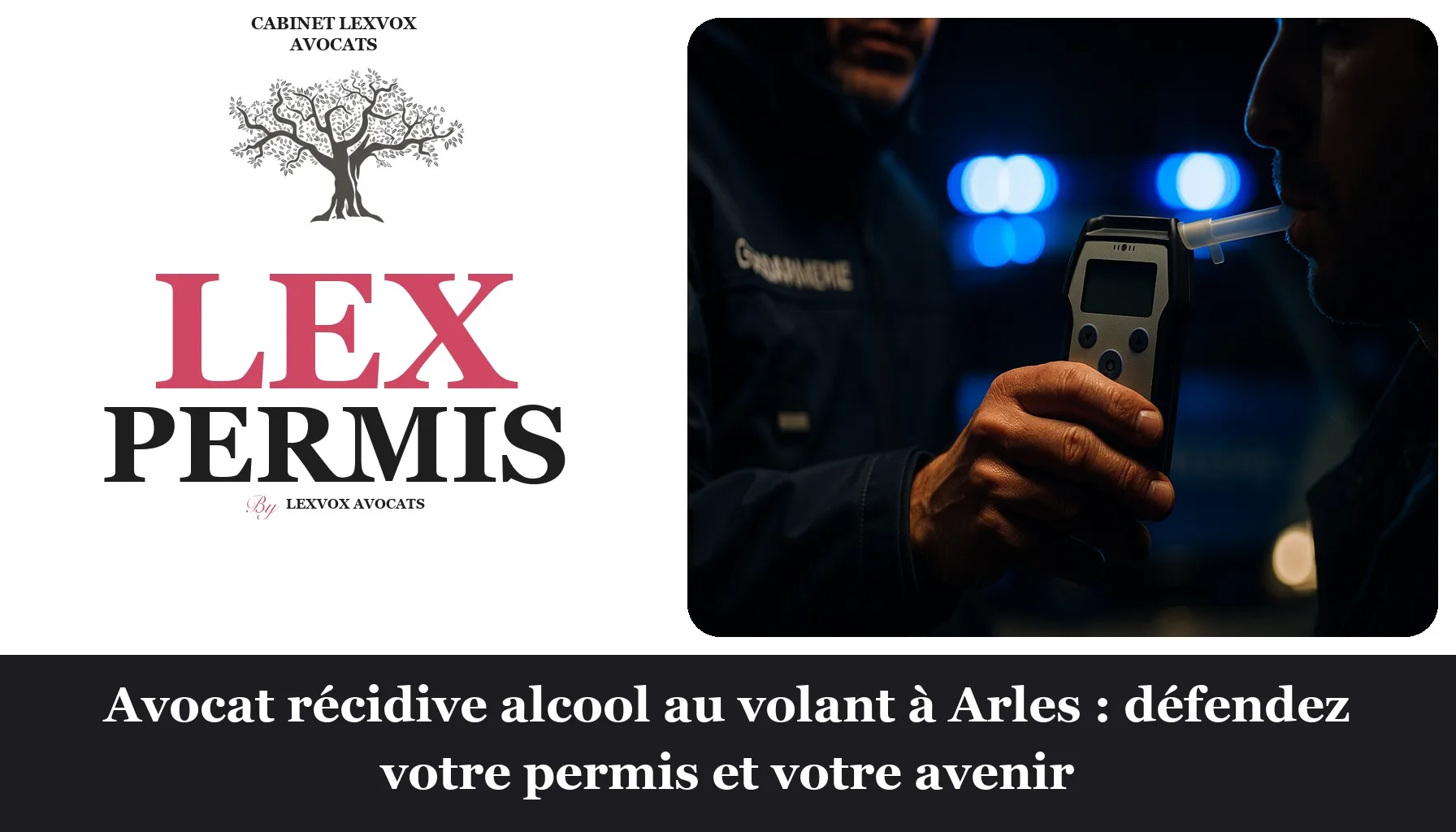 Avocat récidive alcool au volant à Arles : défendez votre permis et votre avenir