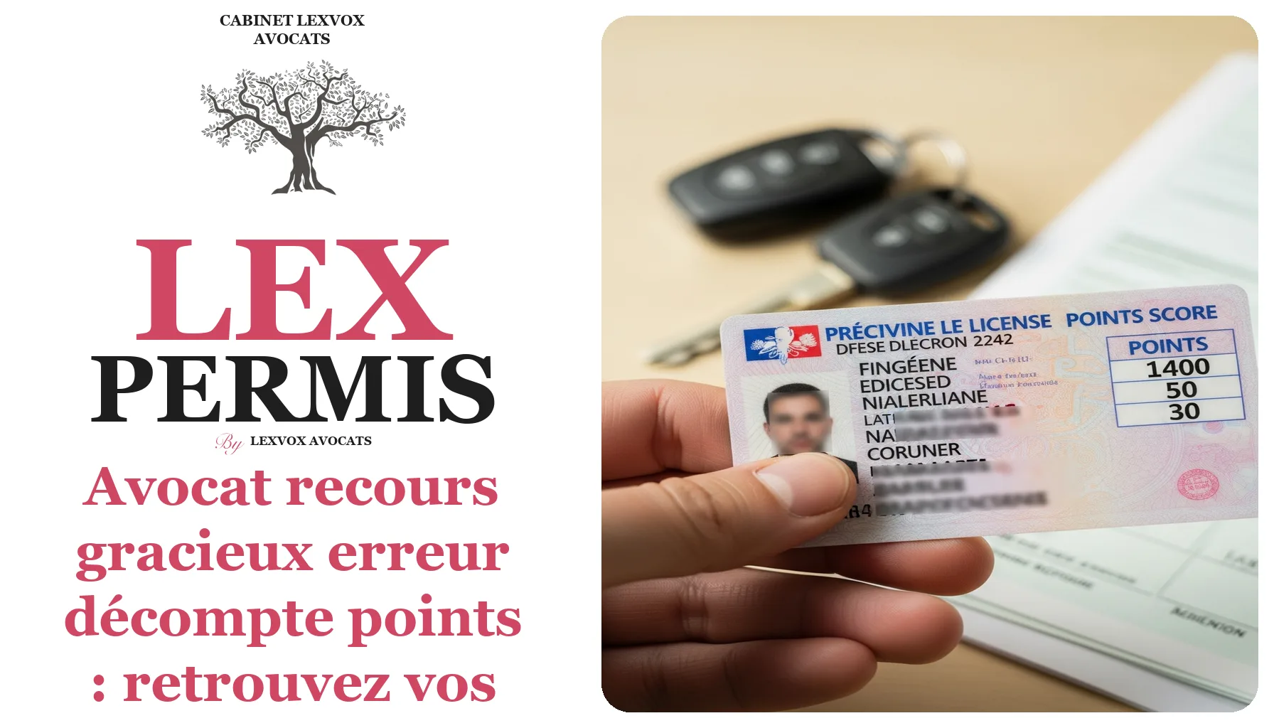 Avocat recours gracieux erreur décompte points : retrouvez vos points illégalement retirés
