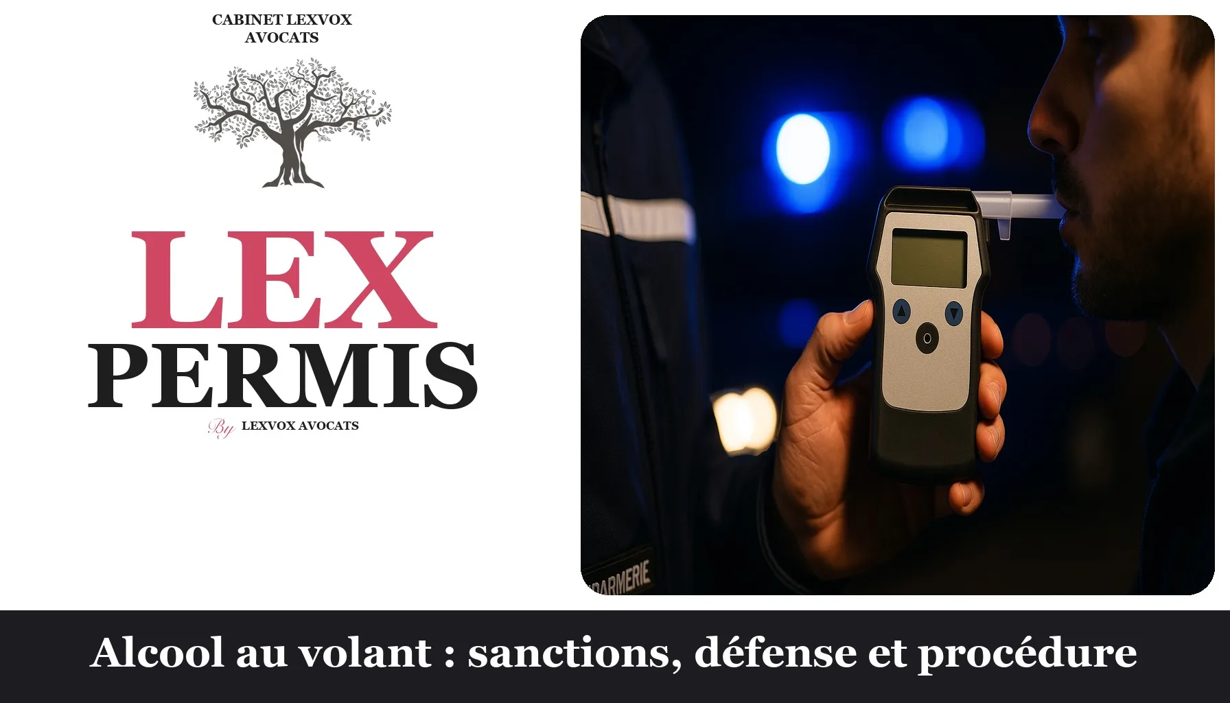 Alcool au volant : sanctions, défense et procédure