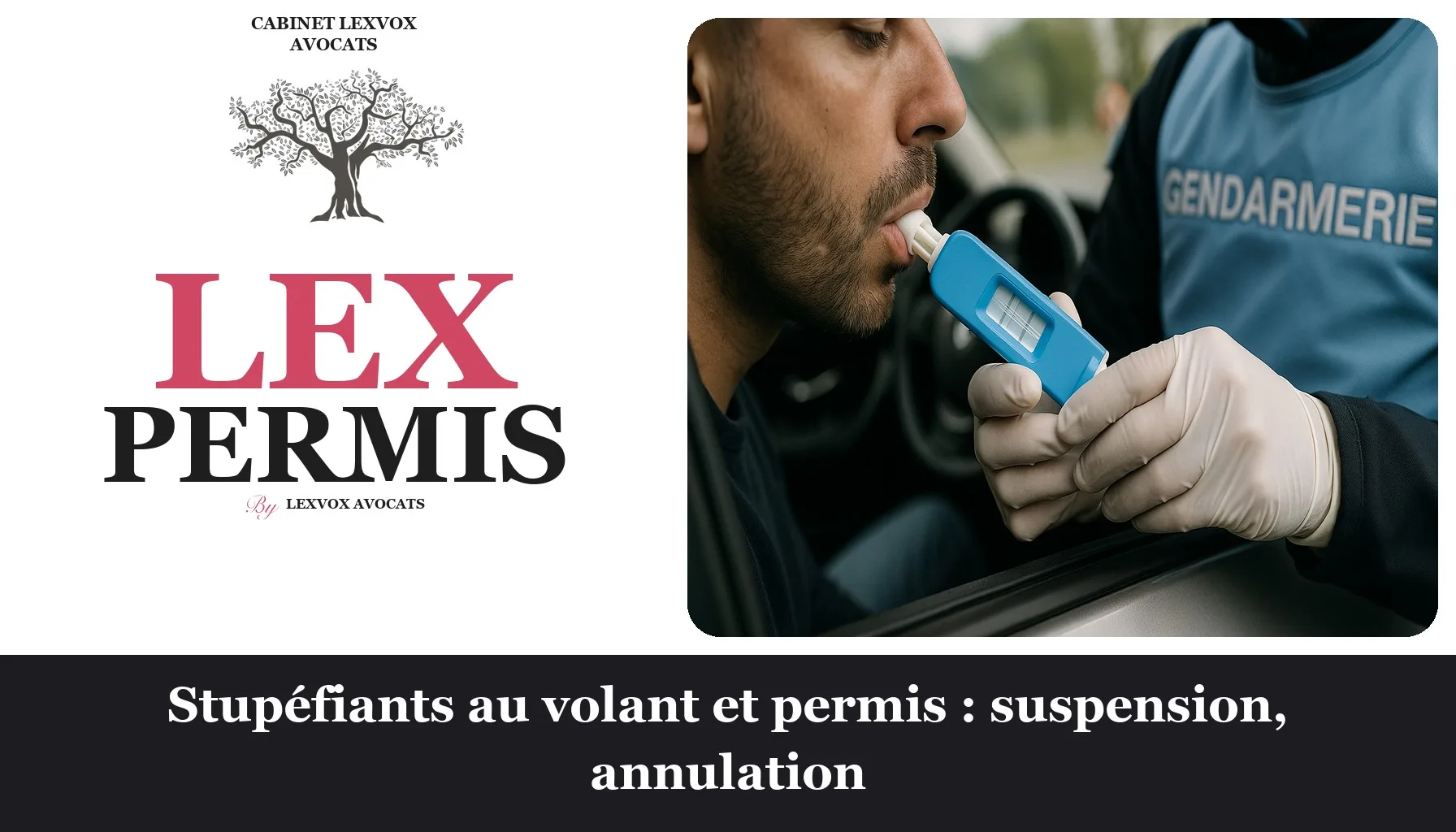 Stupéfiants au volant et permis : suspension, annulation