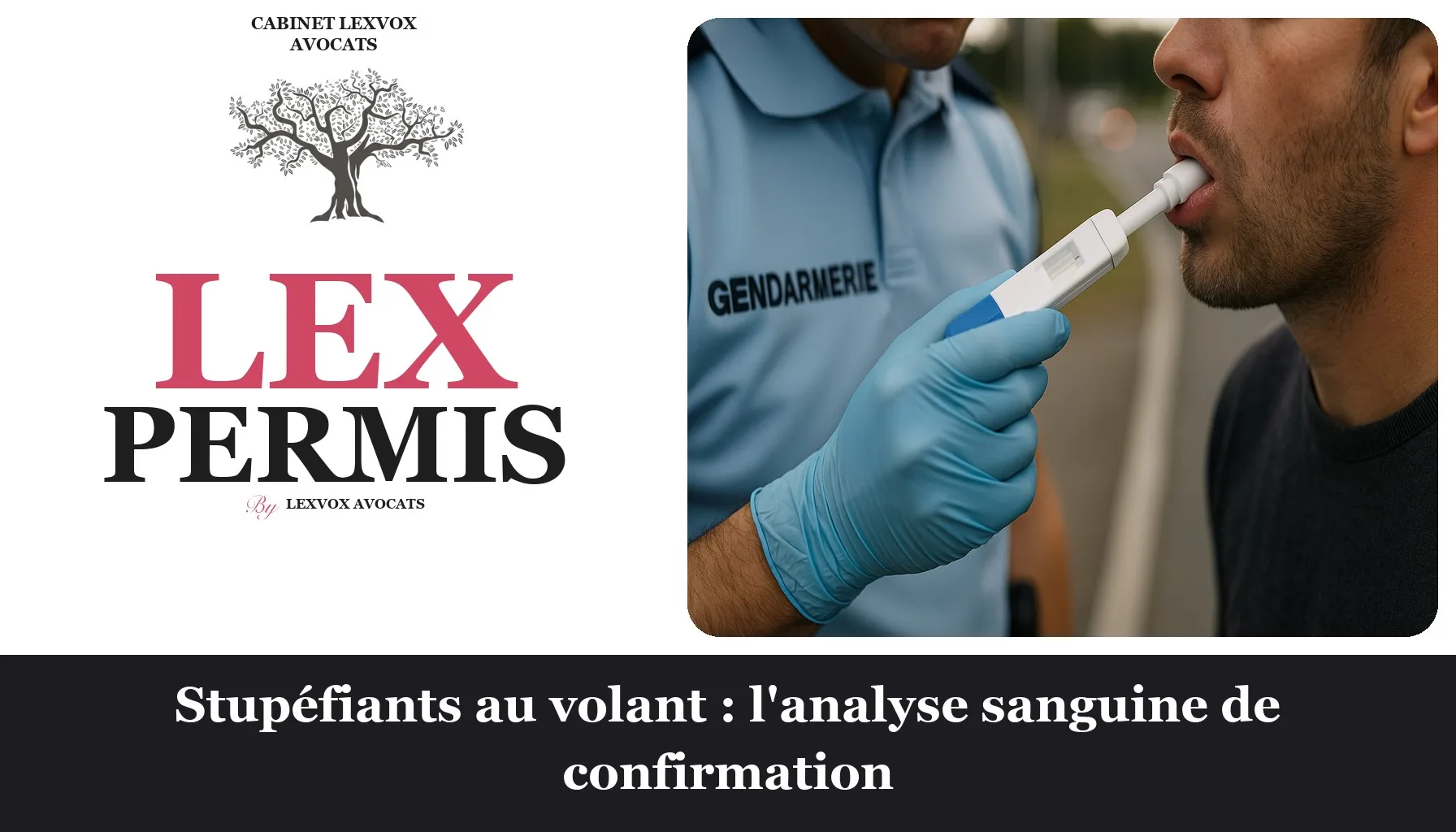 Stupéfiants au volant : l'analyse sanguine de confirmation