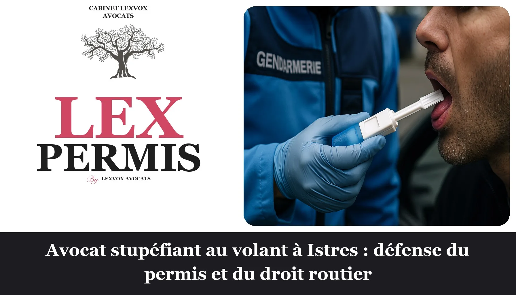 Avocat stupéfiant au volant à Istres : défense du permis et du droit routier