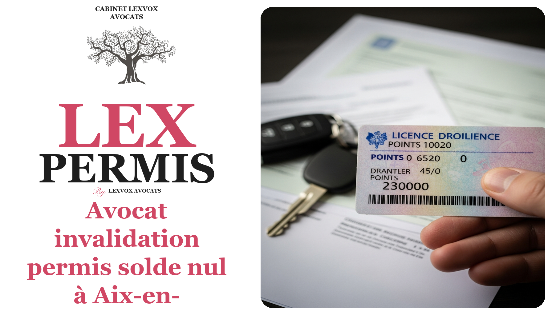 Avocat invalidation permis solde nul à Aix-en-Provence : contestez votre retrait de permis