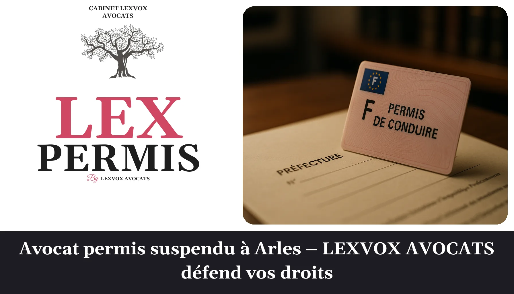 Un permis de conduire français est posé sur un document officiel, avec un fond flou de livres.