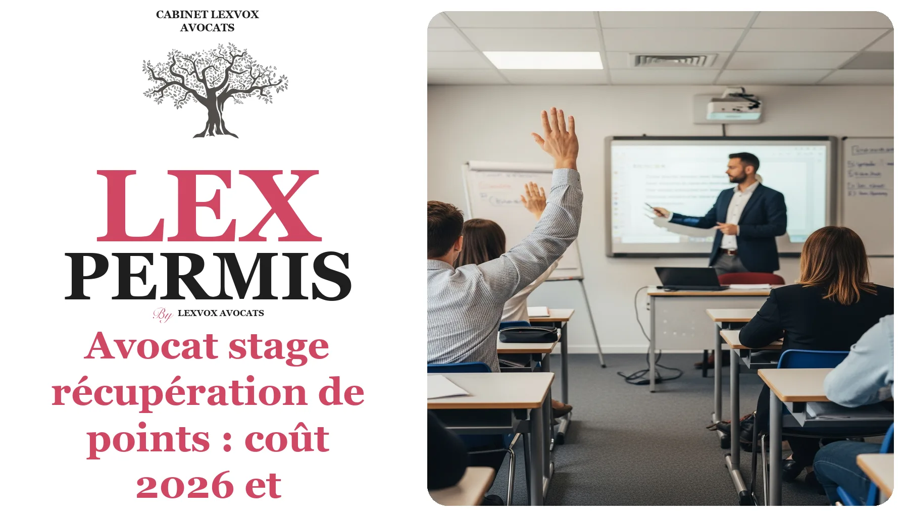 Avocat stage récupération de points : coût 2026 et stratégie pour votre permis