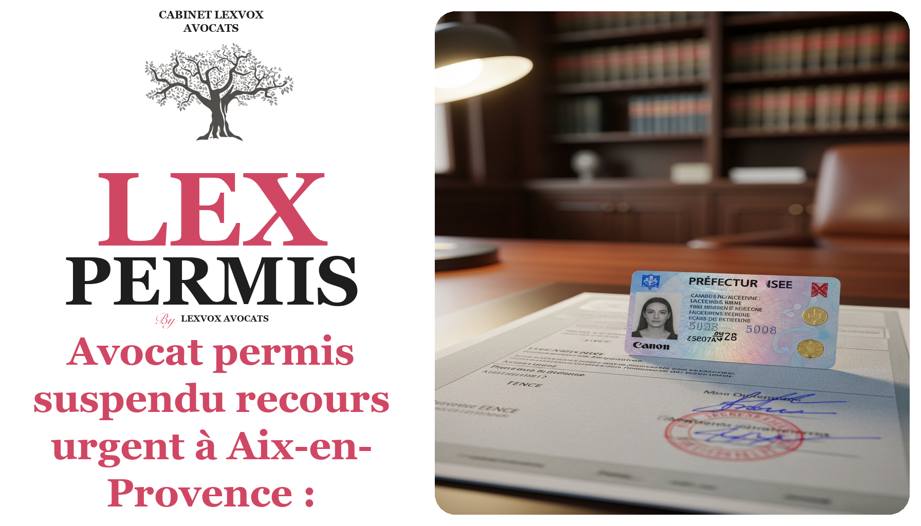 Avocat permis suspendu recours urgent à Aix-en-Provence : défense immédiate avec Me Patrice Humbert