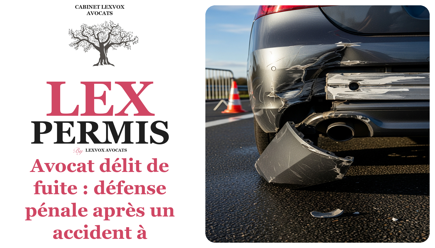 Avocat délit de fuite : défense pénale après un accident à Marignane (13700)