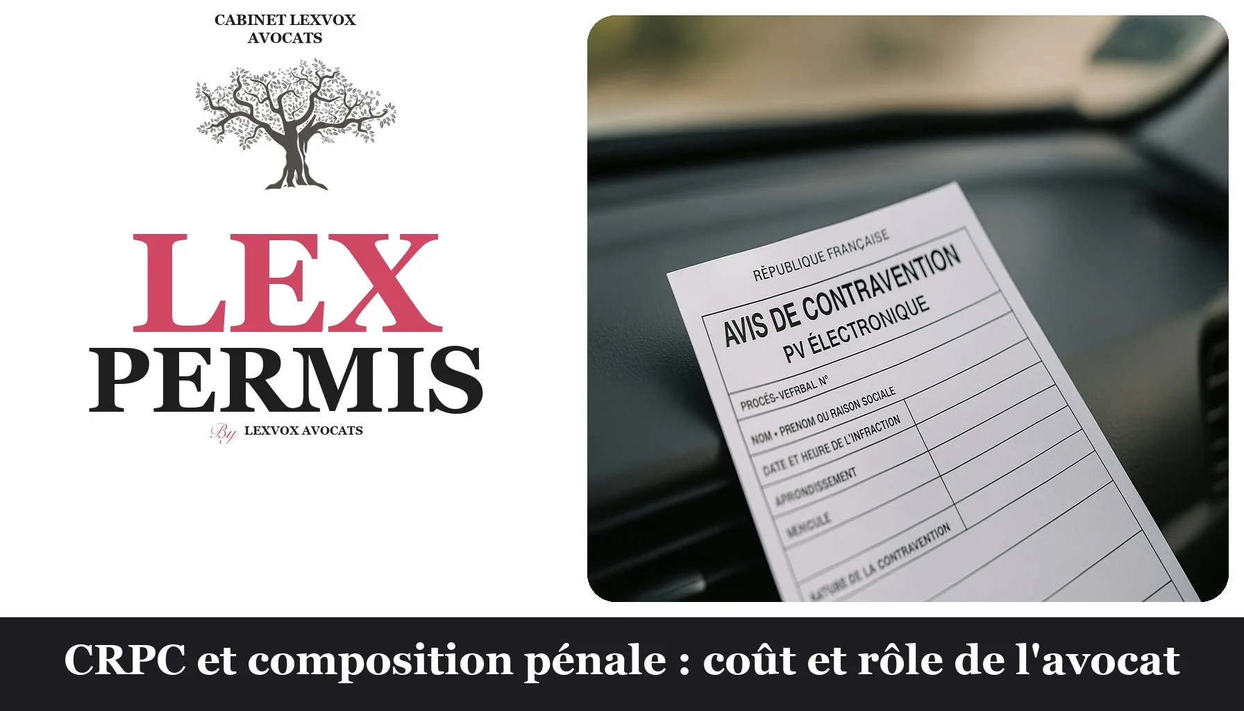 CRPC et composition pénale : coût et rôle de l'avocat
