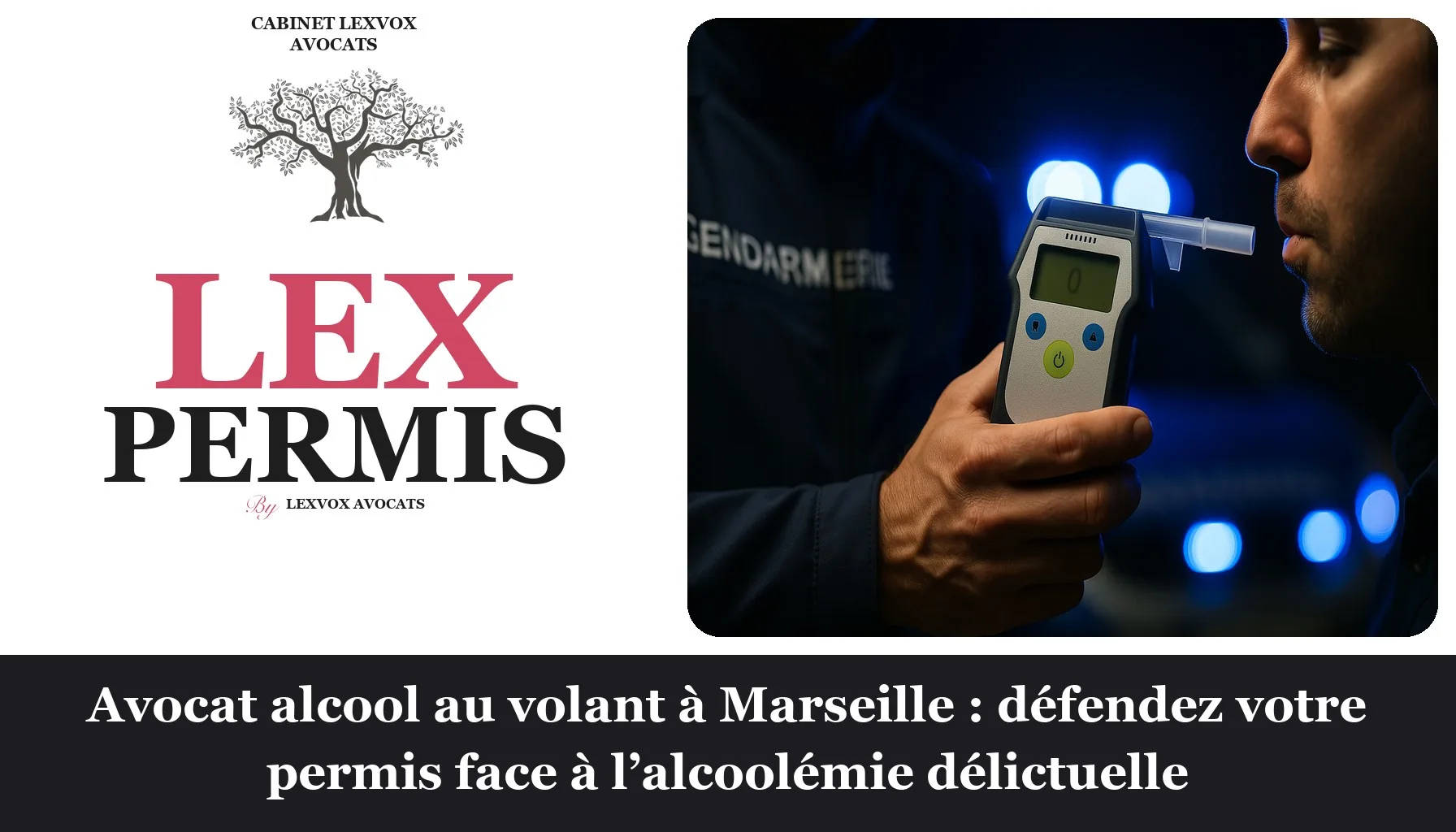 Avocat alcool au volant à Marseille : défendez votre permis face à l’alcoolémie délictuelle
