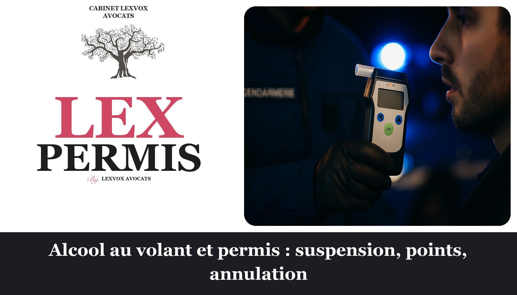 Alcool au volant et permis : suspension, points, annulation