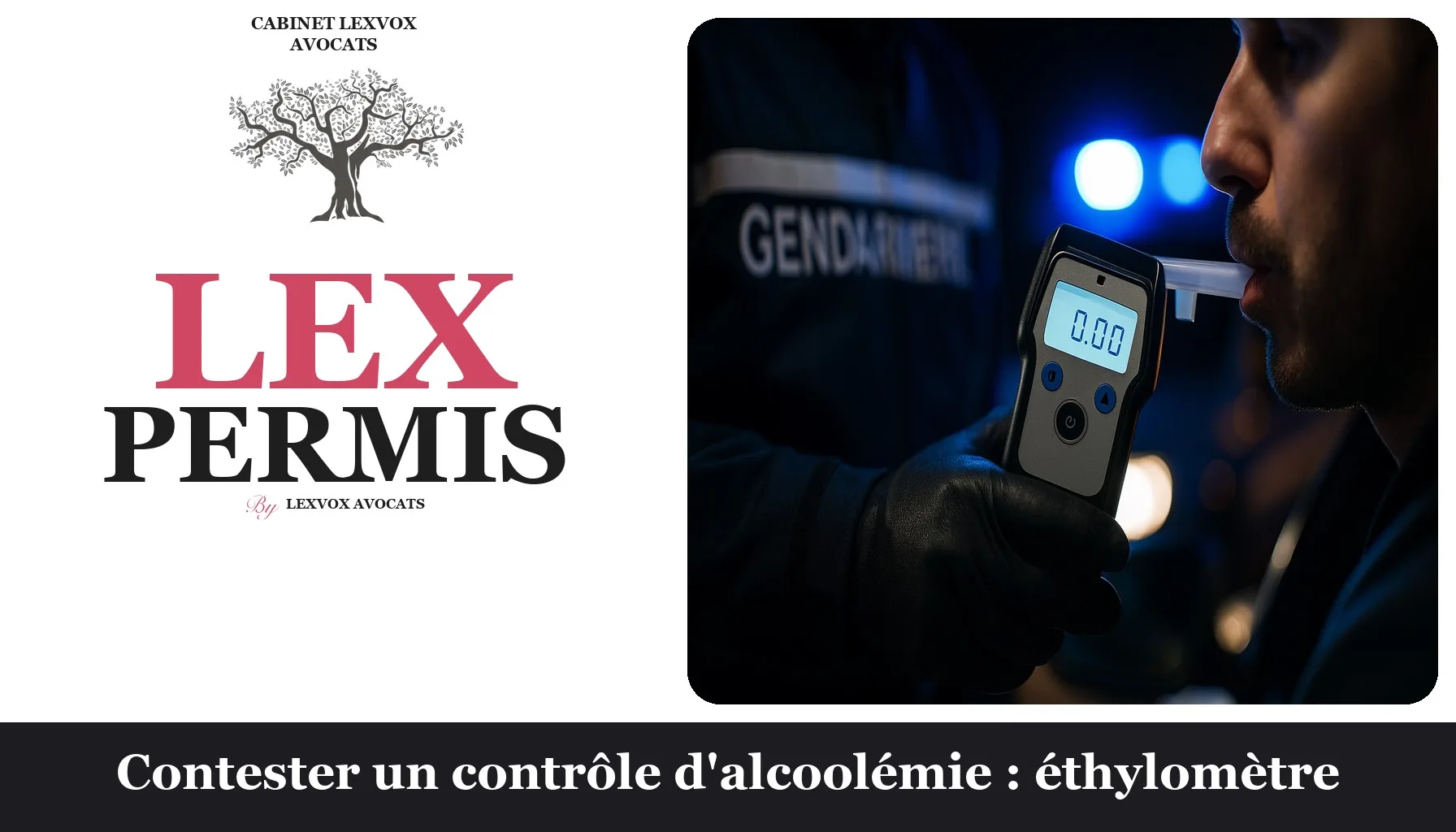 Contester un contrôle d'alcoolémie : éthylomètre