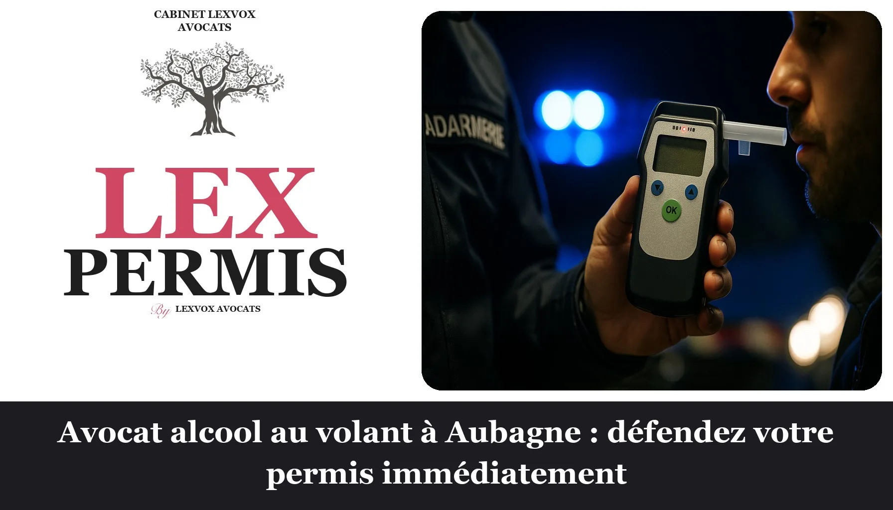 Avocat alcool au volant à Aubagne : défendez votre permis immédiatement