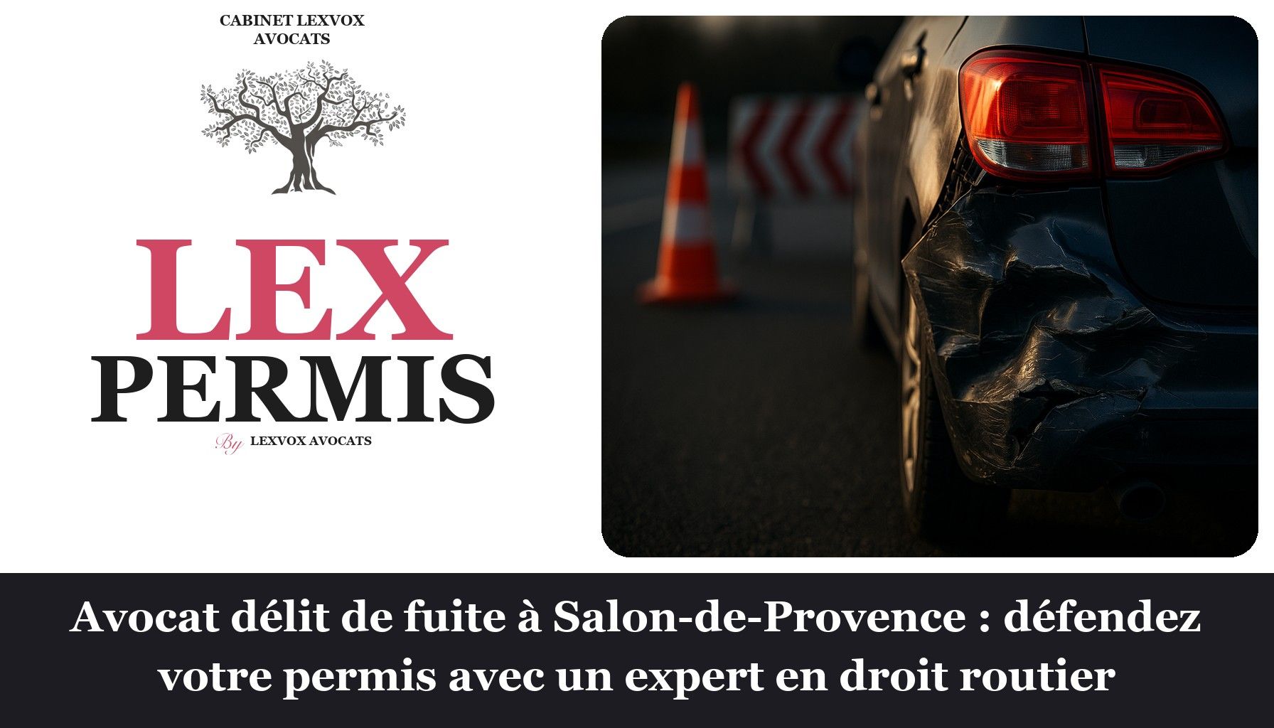 Avocat délit de fuite à Salon-de-Provence : défendez votre permis avec un expert en droit routier