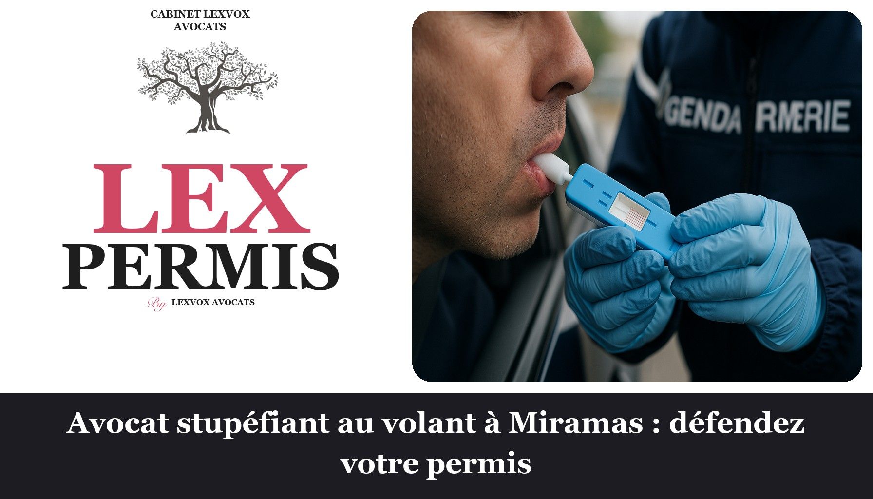Avocat stupéfiant au volant à Miramas : défendez votre permis