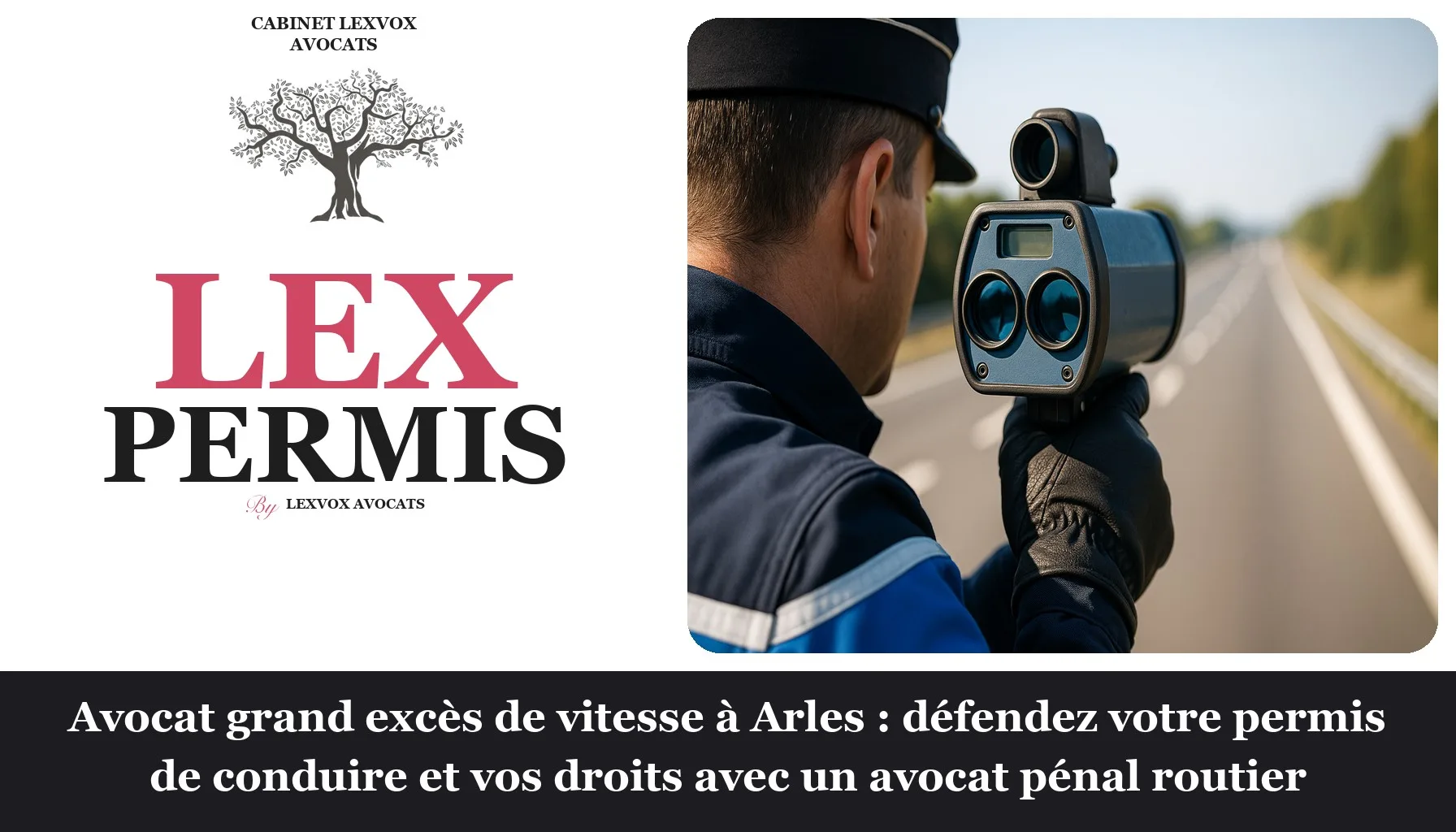 Avocat grand excès de vitesse à Arles : défendez votre permis de conduire et vos droits avec un avocat pénal routier