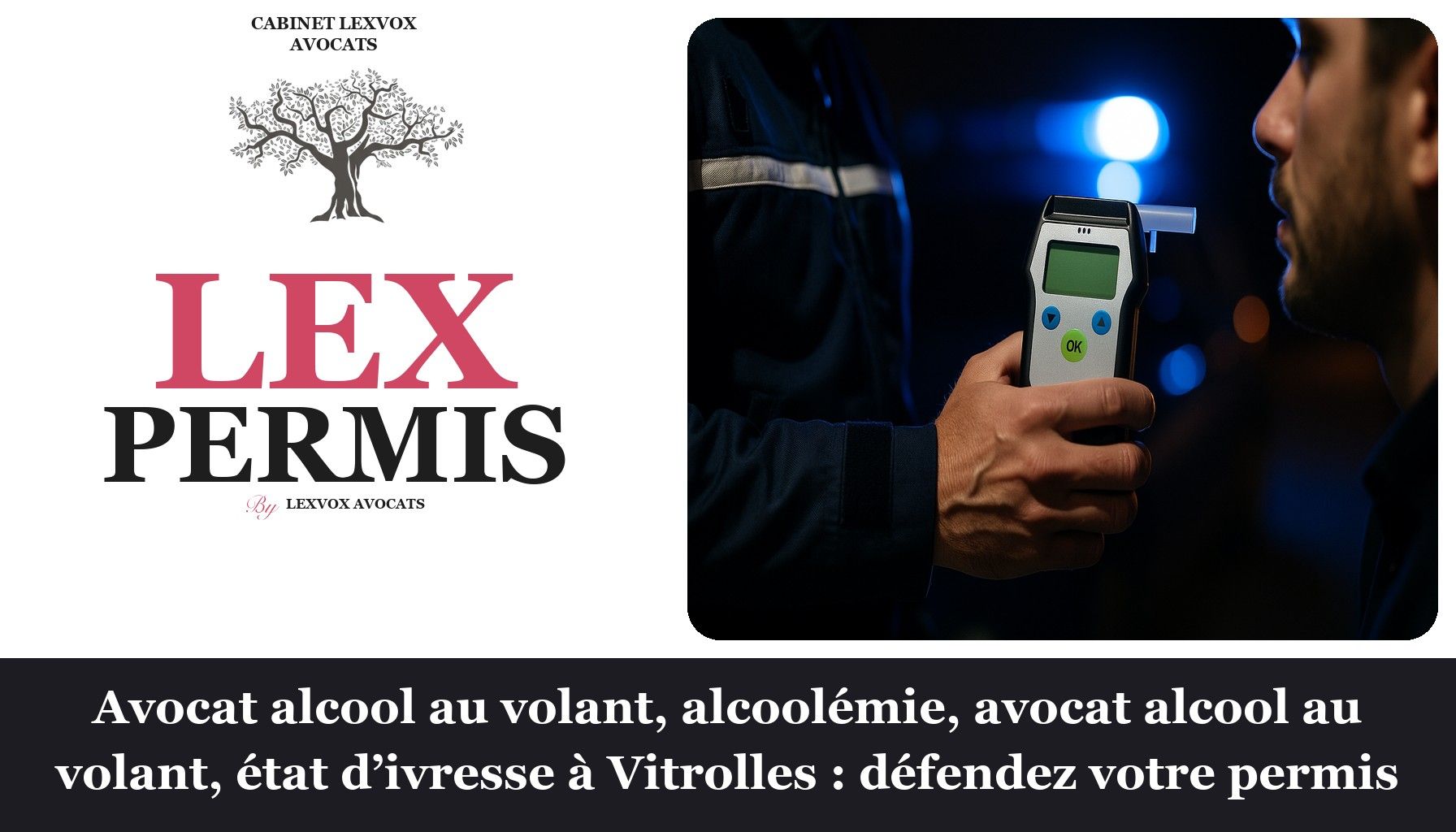 Avocat alcool au volant, alcoolémie, avocat alcool au volant, état d’ivresse à Vitrolles : défendez votre permis
