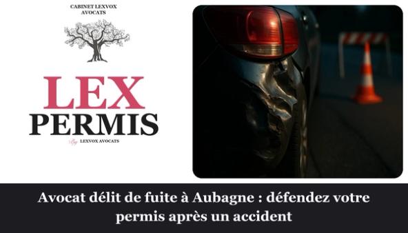 Avocat délit de fuite à Aubagne : défendez votre permis après un accident