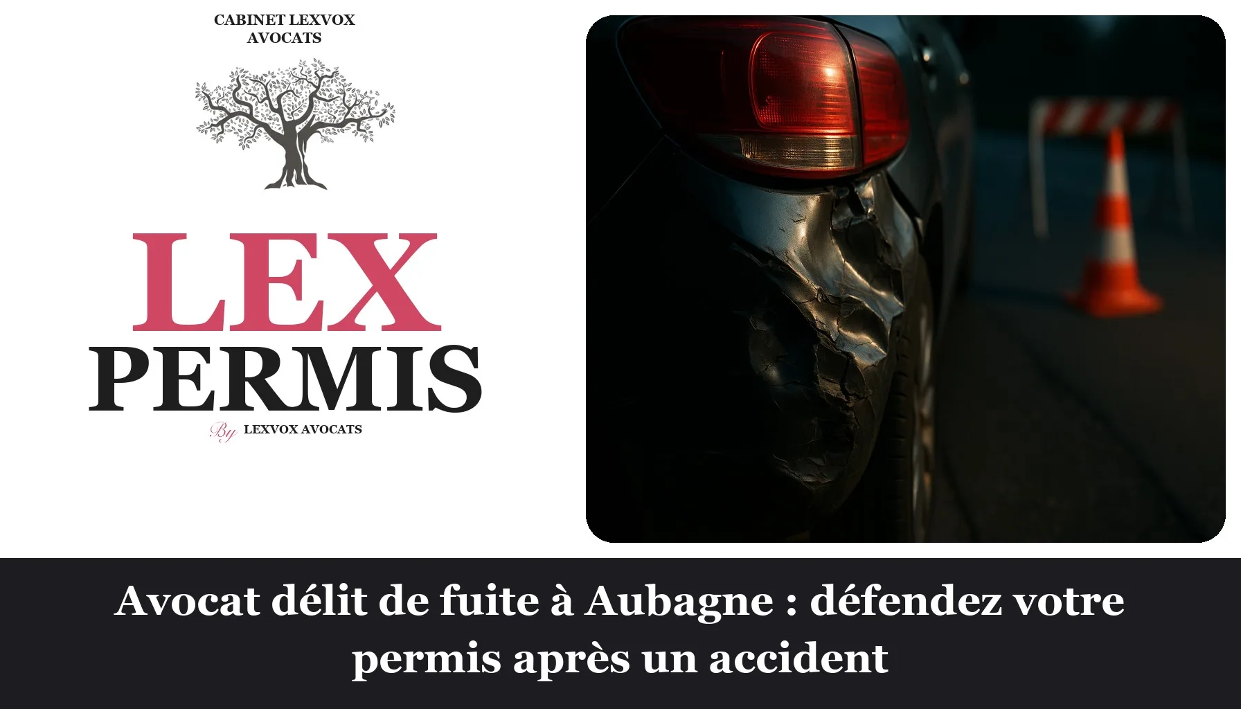 Avocat délit de fuite à Aubagne : défendez votre permis après un accident