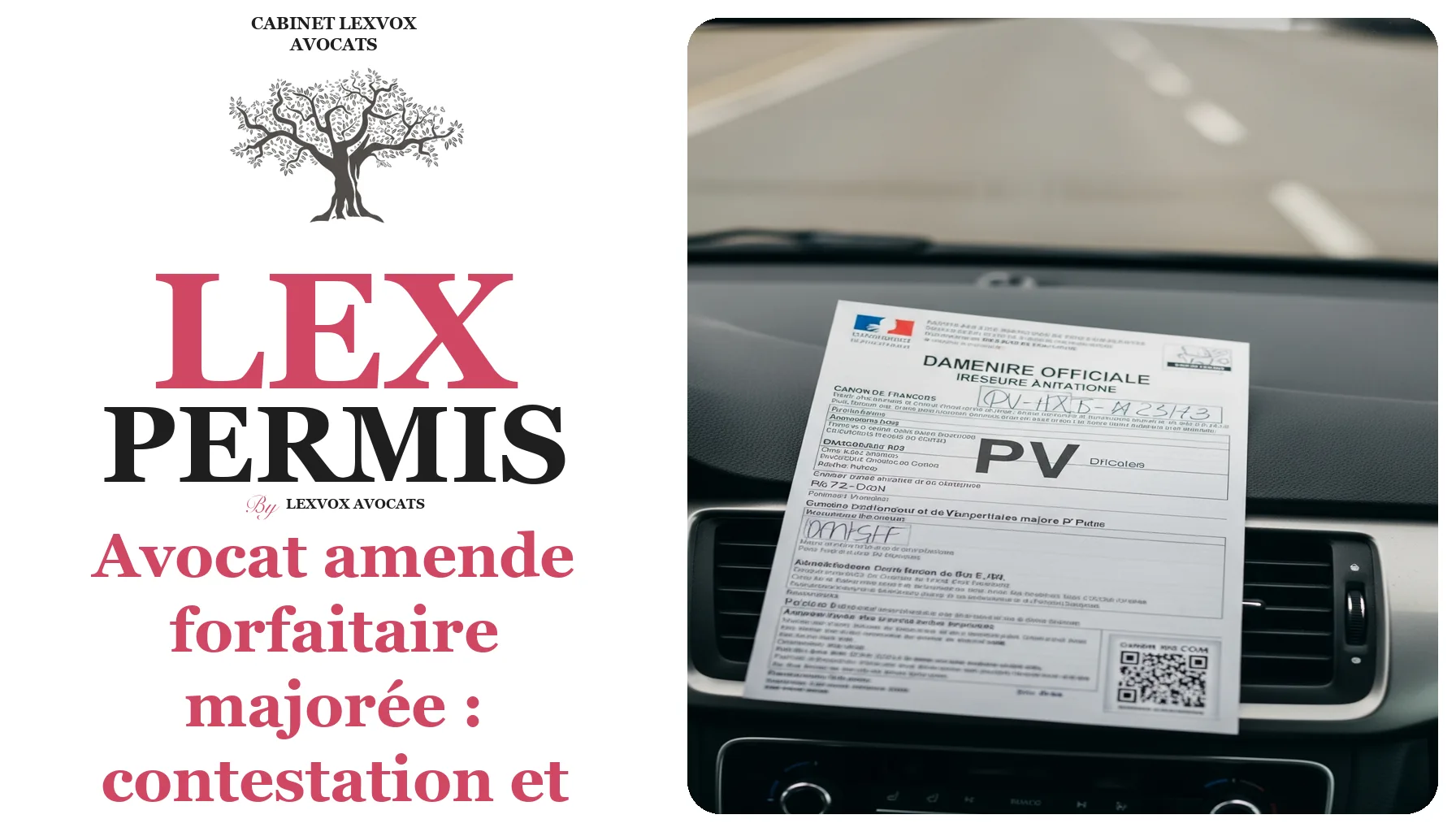 Avocat amende forfaitaire majorée : contestation et défense des délais en France