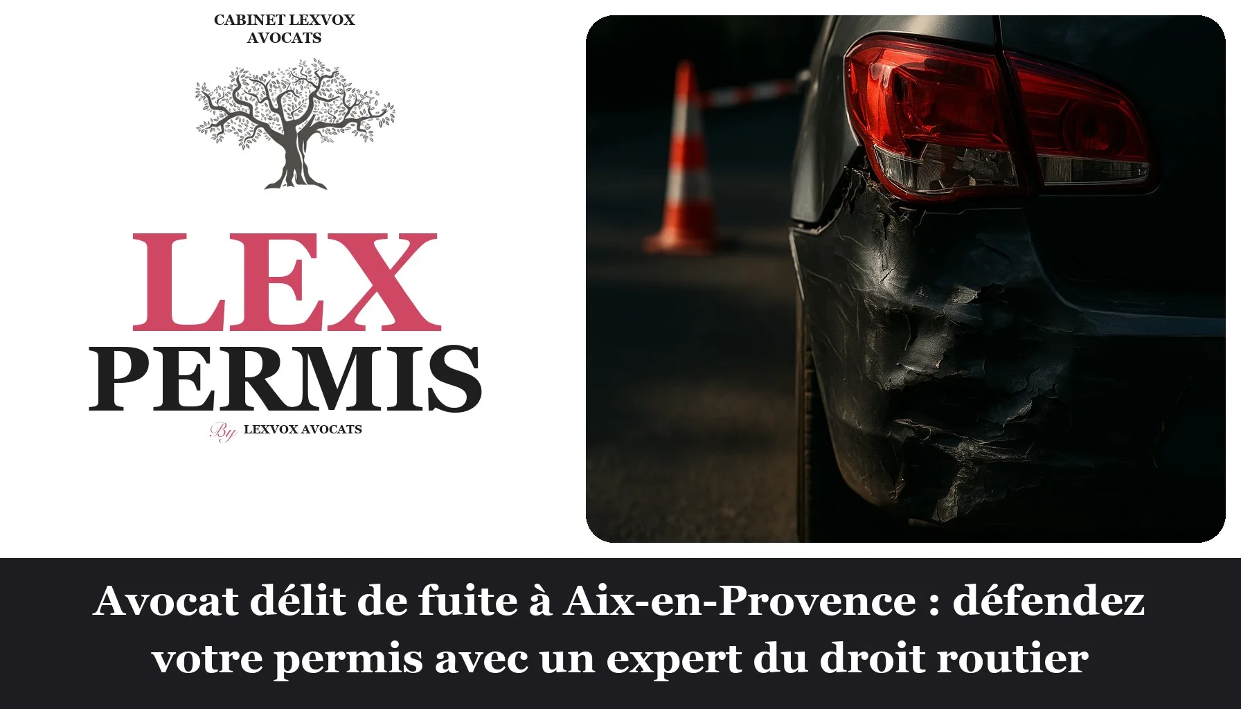 Avocat délit de fuite à Aix-en-Provence : défendez votre permis avec un expert du droit routier