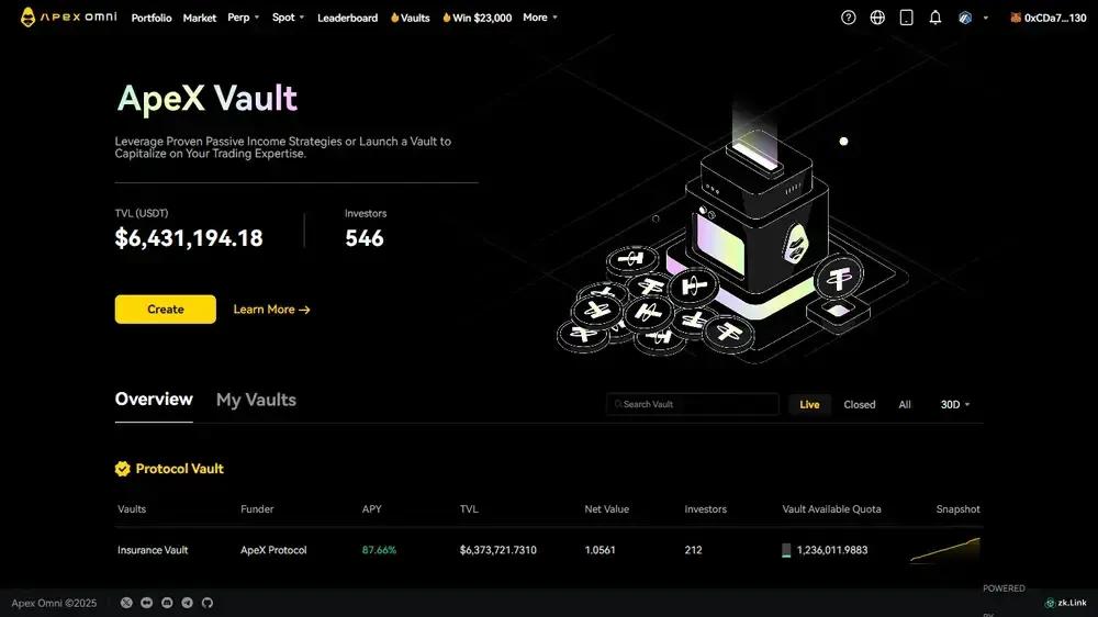 ApeX Vaults