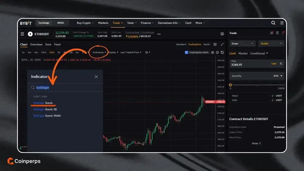 How to Set Up Bollinger Bands on TradingView