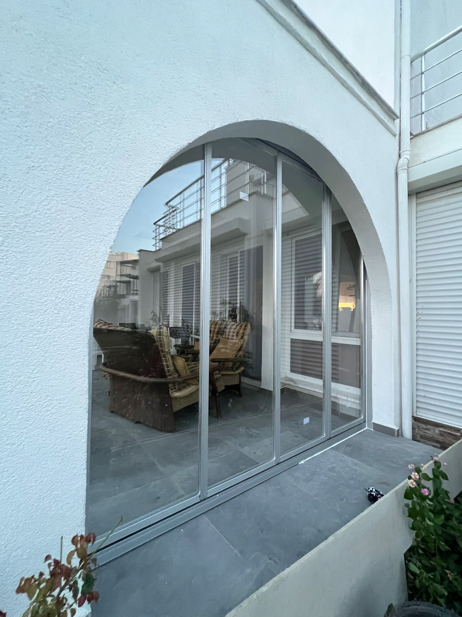 Villa antre cam sistemi genel görünüm