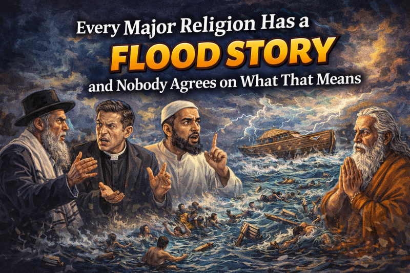 Every Major Religion Has a Flood Story and Nobody Agrees on What That Means