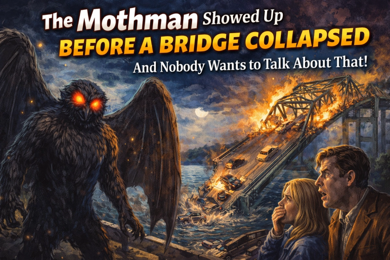 The Mothman Showed Up Before a Bridge Collapsed and Nobody Wants to Talk About That