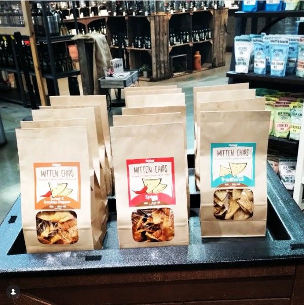 Mitten Chips at Dorothy & Tony's in Grand Rapids Downtown Market