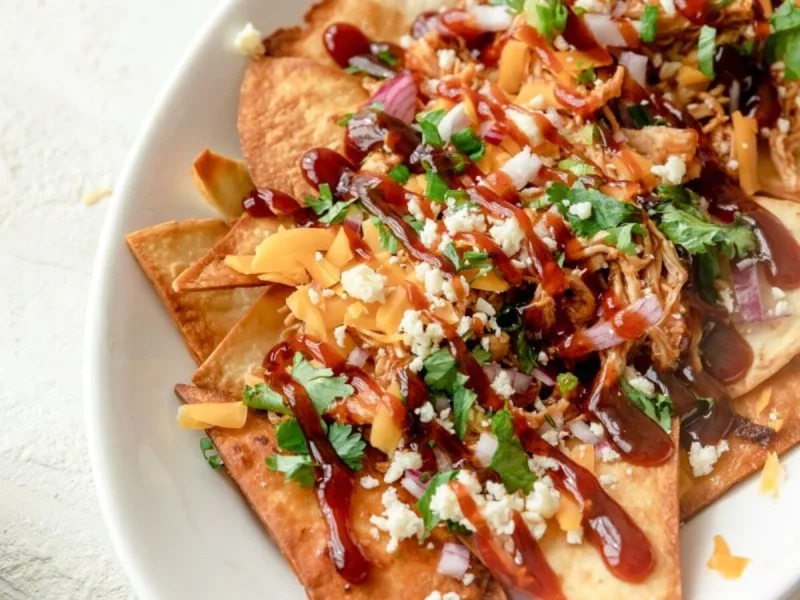 Sweet & Smoky Chicken Nachos