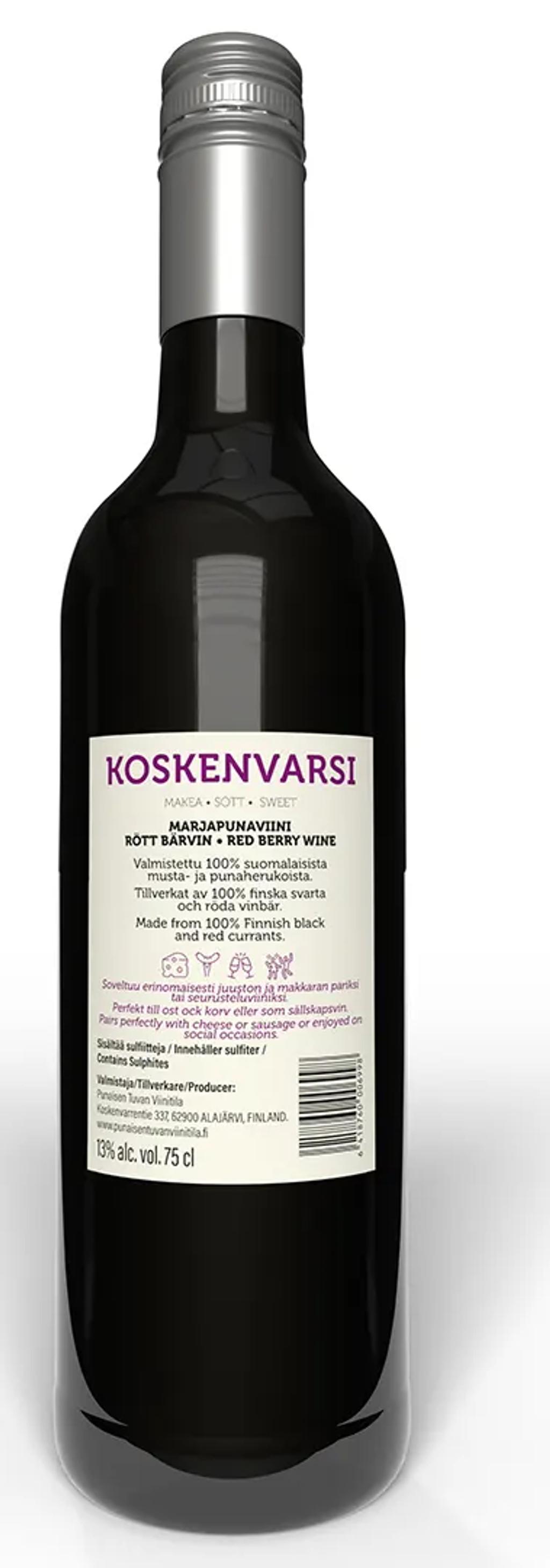 Koskenvarsi – takaetiketti