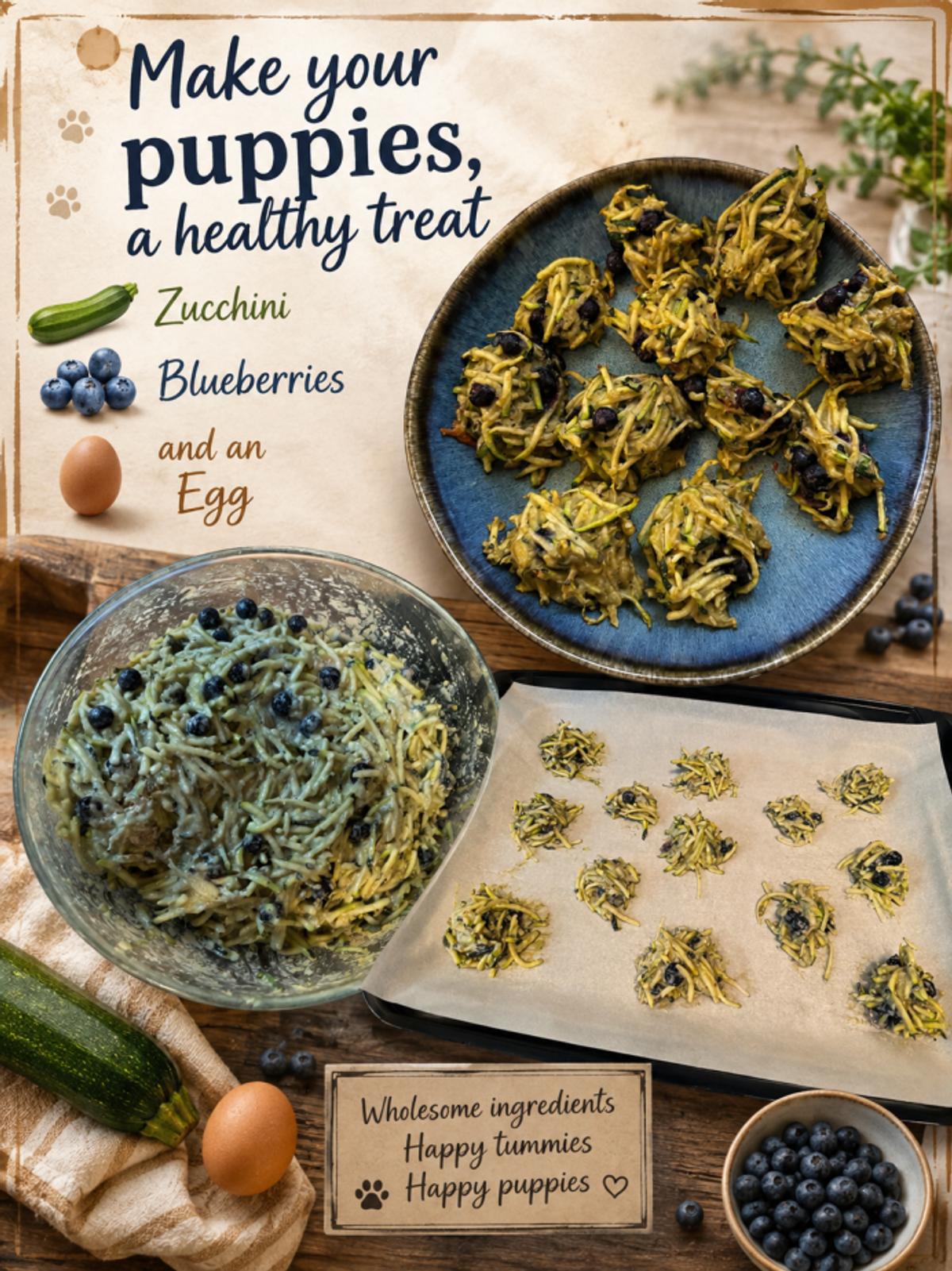 Zucchini Blueberry Bites