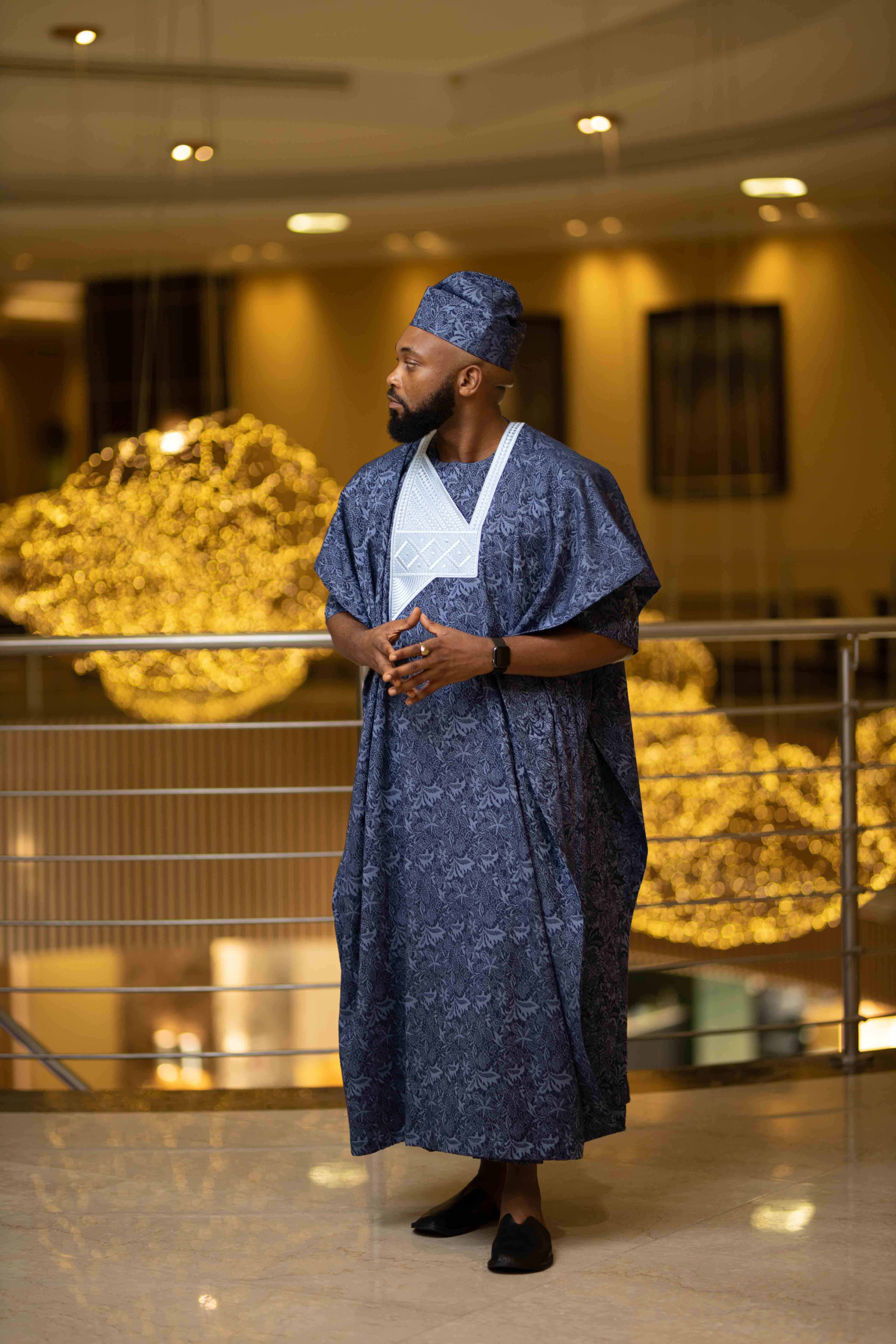 Golden Heritage Luxurious Agbada Couture