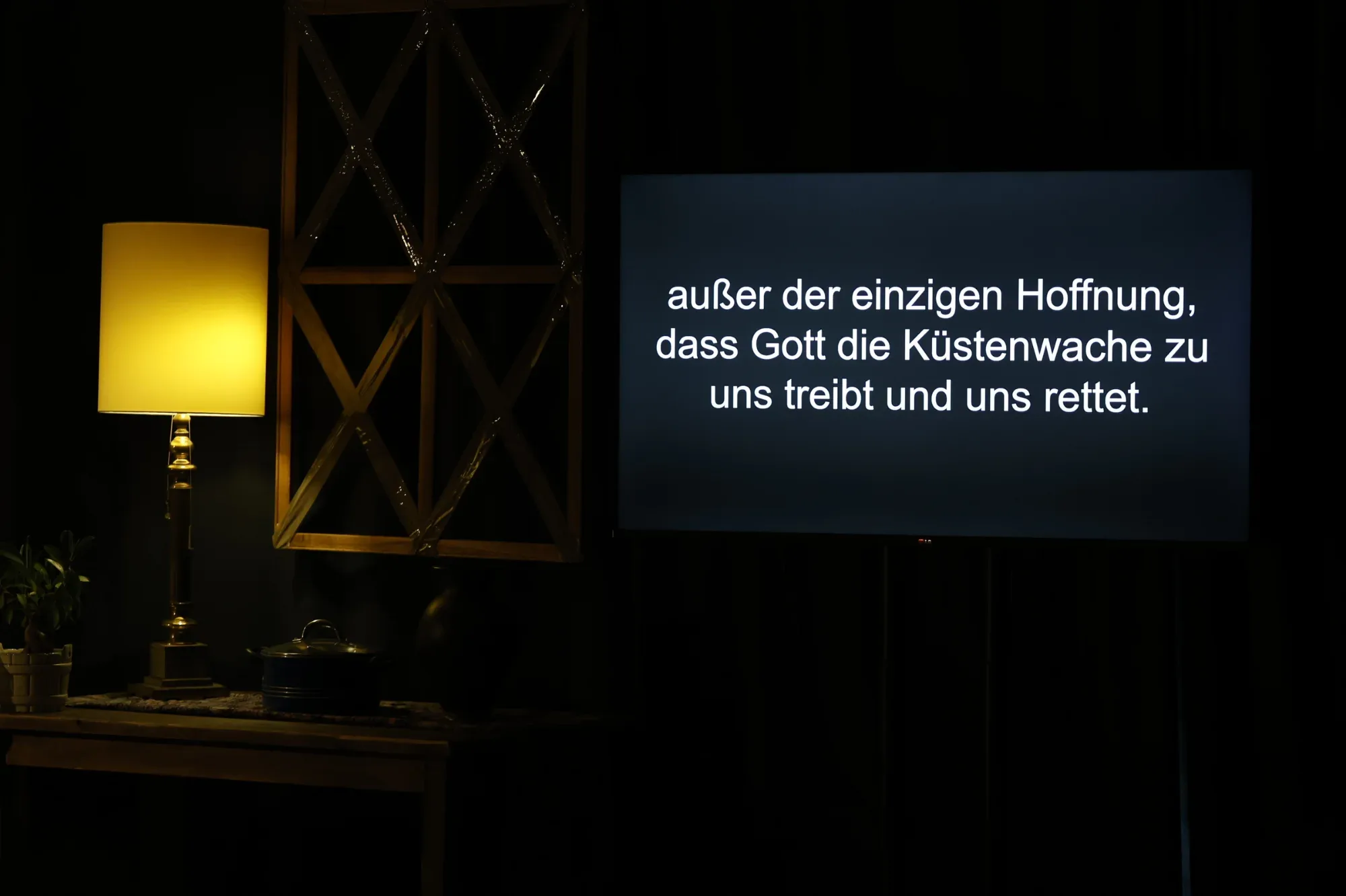 Subtitles from one of the texts.