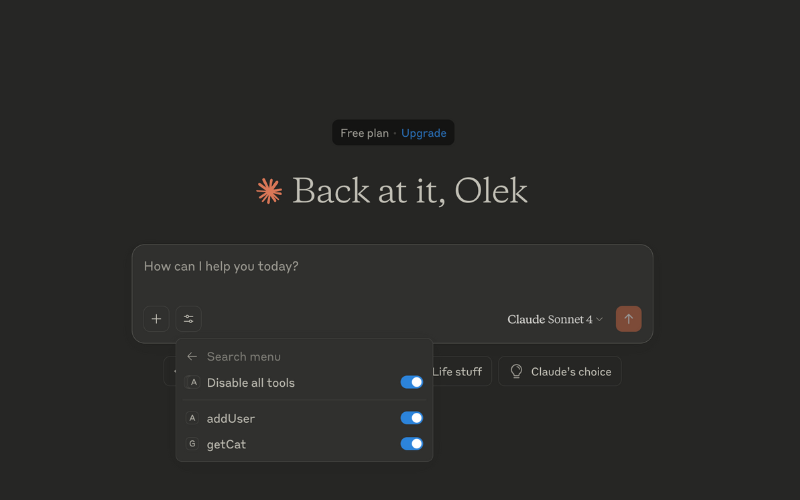 Claude Desktop - Tools