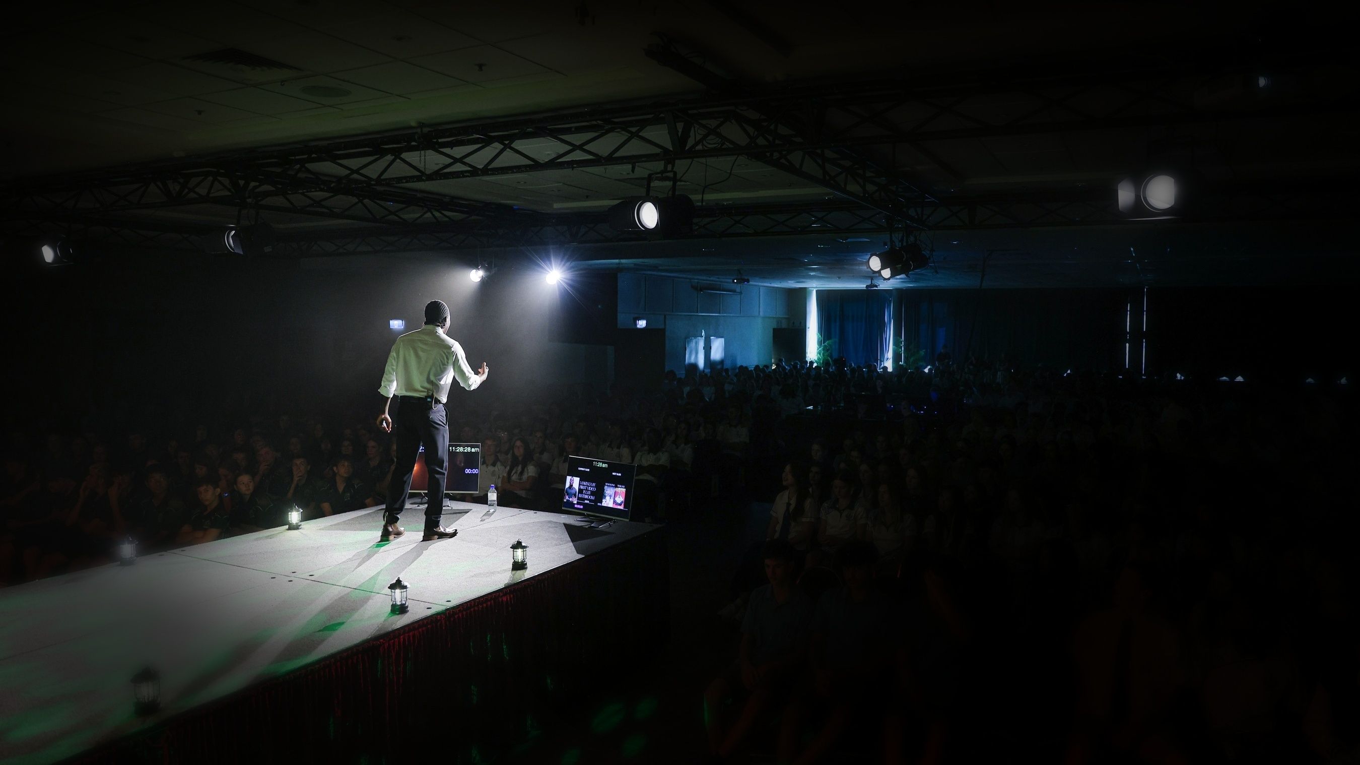 Duku Forè inspiring audiences with powerful keynote presentation