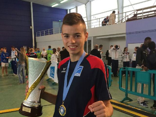 Lorenzo Place champion d'Europe 2014