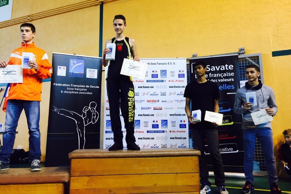 Tommy champion de France minime 2015